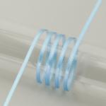 Satinband 3 mm breit pro Meter hellblau