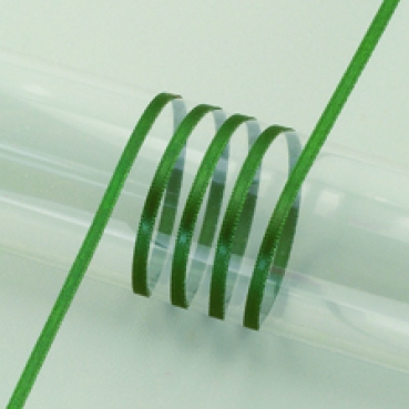 Satinband 3 mm breit pro Meter dunkelgrün