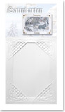 Reddy Cards Winterliche Satinkarten weiss