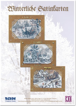 Reddy Cards Winter Karten Set Satin gold