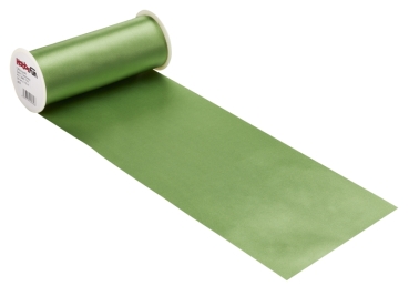 Creapop Satin-Tischband 20 cm breit pro Meter grün