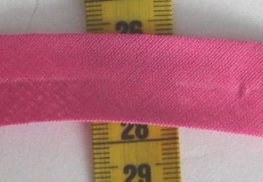 SCHRÄGBAND 40 / 20 je Meter helles pink