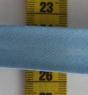 SCHRÄGBAND 40 / 20 je Meter hellblau