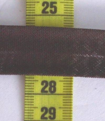 SCHRÄGBAND 40 / 20 je Meter braun