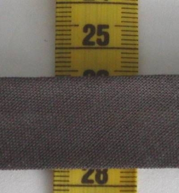 SCHRÄGBAND 40 / 20 je Meter dunkelbraun