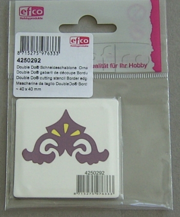 Schneideschablone Ornament 40 x 40 mm