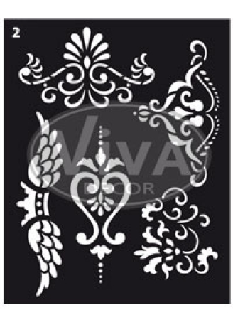 VIVA Decor Kombischablonen Serie Classic Nr. 1, Nr. 2 und 3