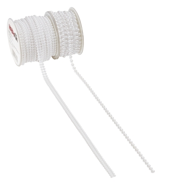 Schmuckborte weiss Design IV pro Meter