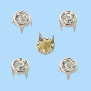 Schmuck-Nieten mit Strass II 8 mm