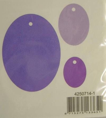 Schneideschablone Label oval