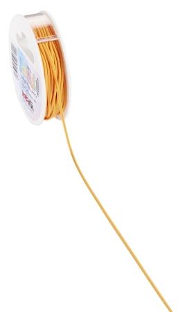 Schnulli-Kordel pro Meter 1,8 mm breit mandarine