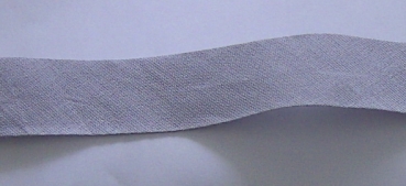 Schrägband 60/30 je m grau
