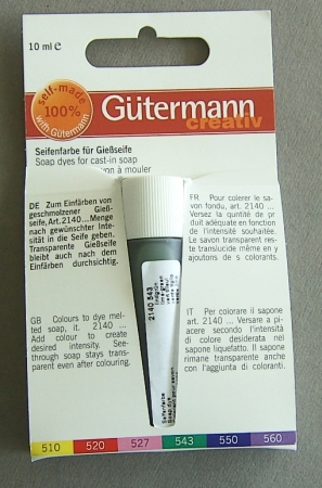Gütermann Seifenfarbe für Gießseife 10 ml lindgrün