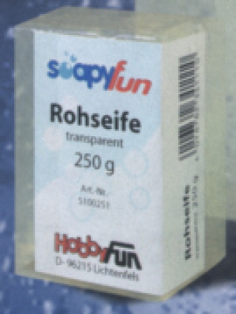 Hobbyfun Seifenmasse 250 Gramm transparent