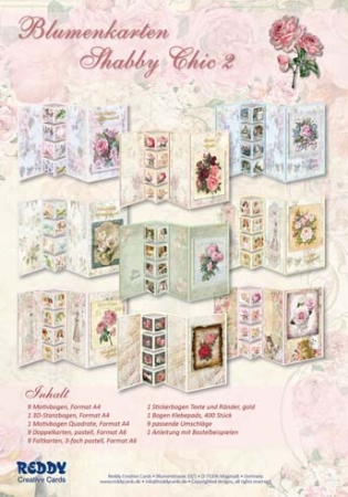 Reddy Cards Blumenkarten Shabby Chic 2