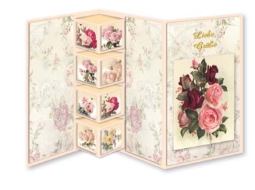 Preview: Reddy Cards Blumenkarten Shabby Chic 2