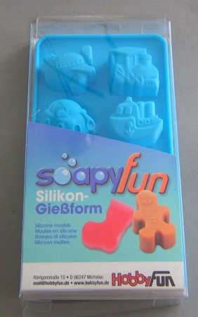 Hobbyfun Silikonform Auto-Flugzeug-Lok-Schiff