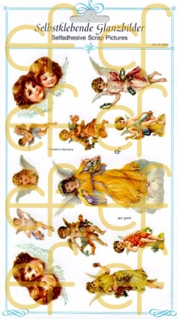 Preview: Selbstklebende Glanzbilder Engel