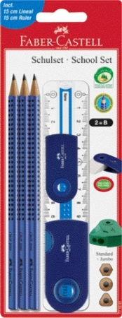 Faber-Castell SLEEVE Set groß inklusive Lineal 15 cm