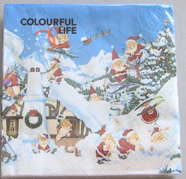 Snow Fun bunt je Stück