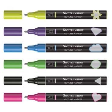 Preview: Spectrum Noir Outline Markers Dazzling Brights