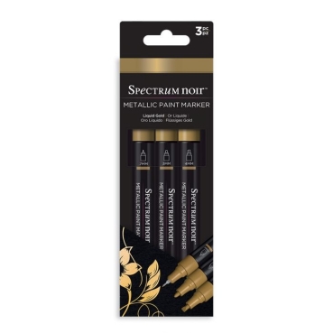 Spectrum Noir Metallic Paint Markers Liquid Gold