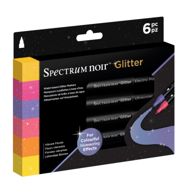Spectrum Noir Glitter Marker Vibrant Florals