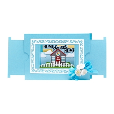 Preview: Spellbinders Cozy Home Scene Etched Dies Stanzschablone