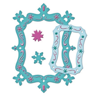 Spellbinder Metallschablone Frameabilities Snowflake Frame