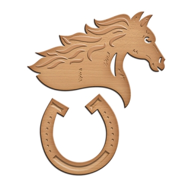 Spellbinder Metallschablone Lucky Horse