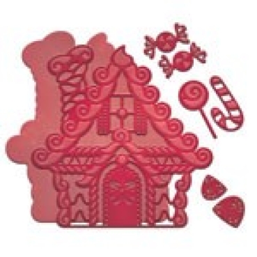 Spellbinder Metallschablone Shapeabilites Gingerbread House