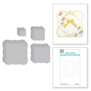 Preview: Spellbinders Essential Classic Label Etched Dies