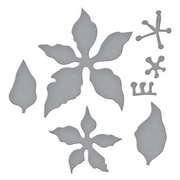 Spellbinders Poinsetta Etched Dies