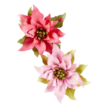 Preview: Spellbinders Poinsetta Etched Dies