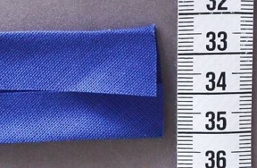 Schrägband 60/30 je m kornblumenblau