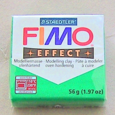 Preview: FIMO Effect Glitter Grün