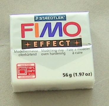Preview: FIMO Effect glitter weiss