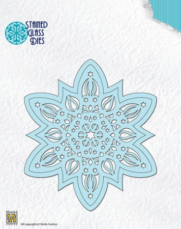 Nellie Snellen Stained Glass Dies Christmas Star