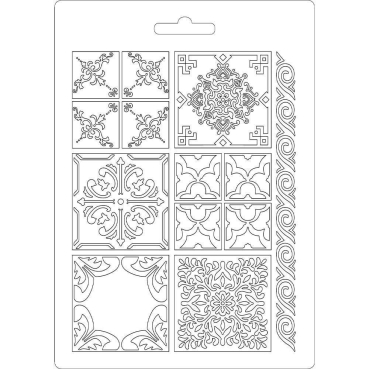 Stamperia Soft Mould A5 Azulejos / Kacheln