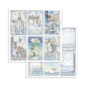 Stamperia 8 x 8 inch Paper Pack / Papiere Winter Tales