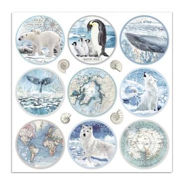 Preview: Stamperia Doppelseitiges Papier Rounds