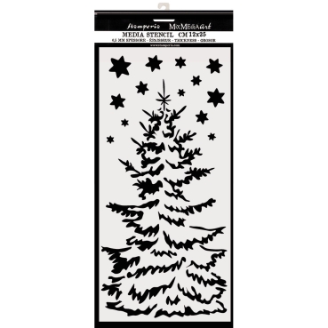 Stamperia Thick Stencil 12 x 25 cm Christmas Tree