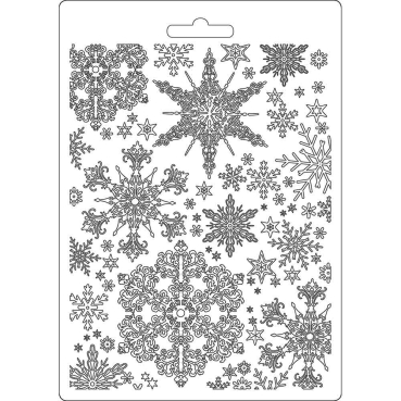 Stamperia Soft Mould A5 Snowflakes