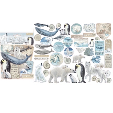 Stamperia Die Cuts Ausstanzungen sortiert Arctic Antarctic