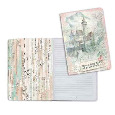 Stamperia Notebook A5 Wonderland Fantasy Castle