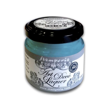 Stamperia Art Déco Laquer acrylic enamel 100 ml Blue Powder