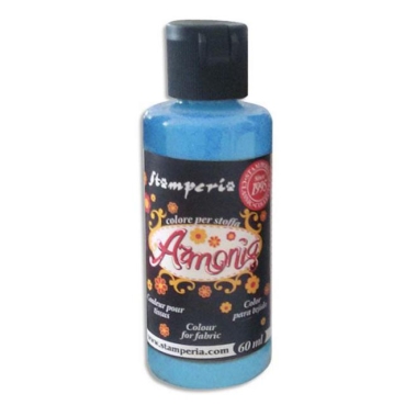 Stamperia Armonia Farbe für Stoffe 60 ml Light Blue