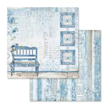 Preview: Stamperia 12 x 12 inch Paper Pack / Papiere Blue Land