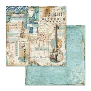 Preview: Stamperia 12 x 12 inch Paper Pack / Papiere Music