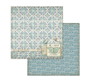 Preview: Stamperia 12 x 12 inch Paper Pack / Papiere Azulejos